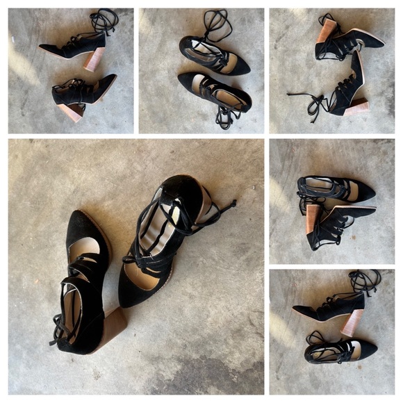 SEYCHELLES SUEDE LACE UP PUMP - Picture 3 of 9